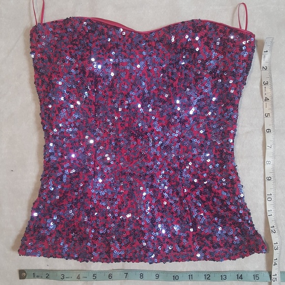 Wet Seal Tops - Make Offer! Wet Seal Sexy Tube Top Pink Sequin